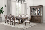 Seven Oaks Arm Chair (Set of 2) - Weathered Oak/Beige