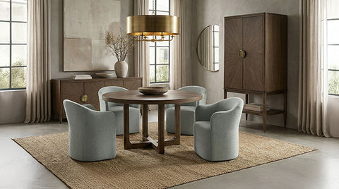 Clarksburg Round Dining Table - Walnut