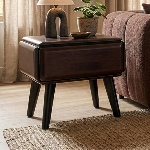 Dosal End Table - Rich Walnut