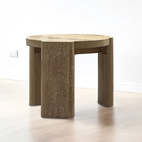 Mesa auxiliar redonda Poltimore - roble