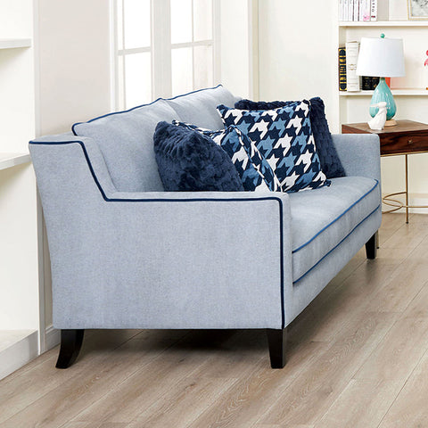 Loveseat Colindale - gris/azul