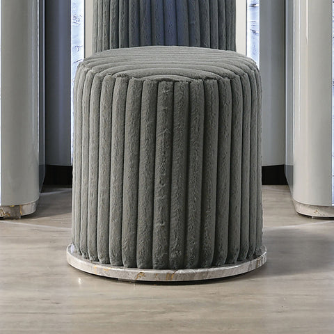 Taburete de tocador Cleburne - gris claro