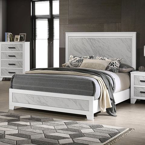 Darlene 5 Pc Bedroom Set w/ 2 Nightstands - White