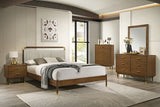 Bardot 5 Pc. Bedroom Set - Walnut