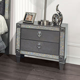 Titania Night Stand - Gray