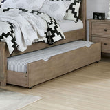 Vevey Trundle - Wire-Brushed Warm Gray