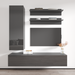 Fly H 30TV Floating Entertainment Center