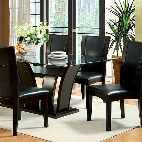 Manhattan Dining Table - Brown Cherry