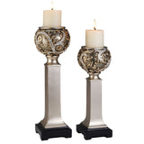 Estelle Candle Holder Set (4/Box) - Champagne