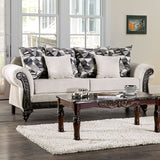 Cassani Sofa - Walnut/Light Gray