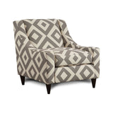 Parker Chair - Gray/Pattern