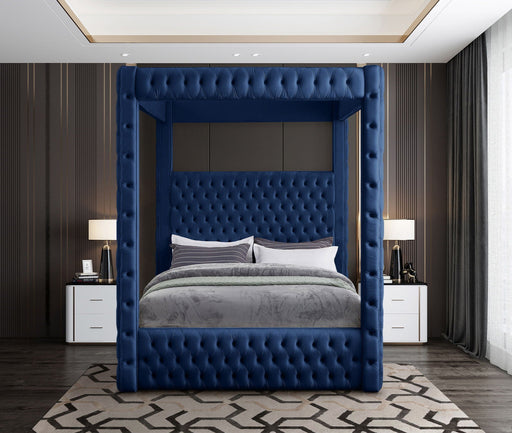 Royal Velvet Upholstered Bed