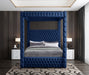 Royal Velvet Upholstered Bed