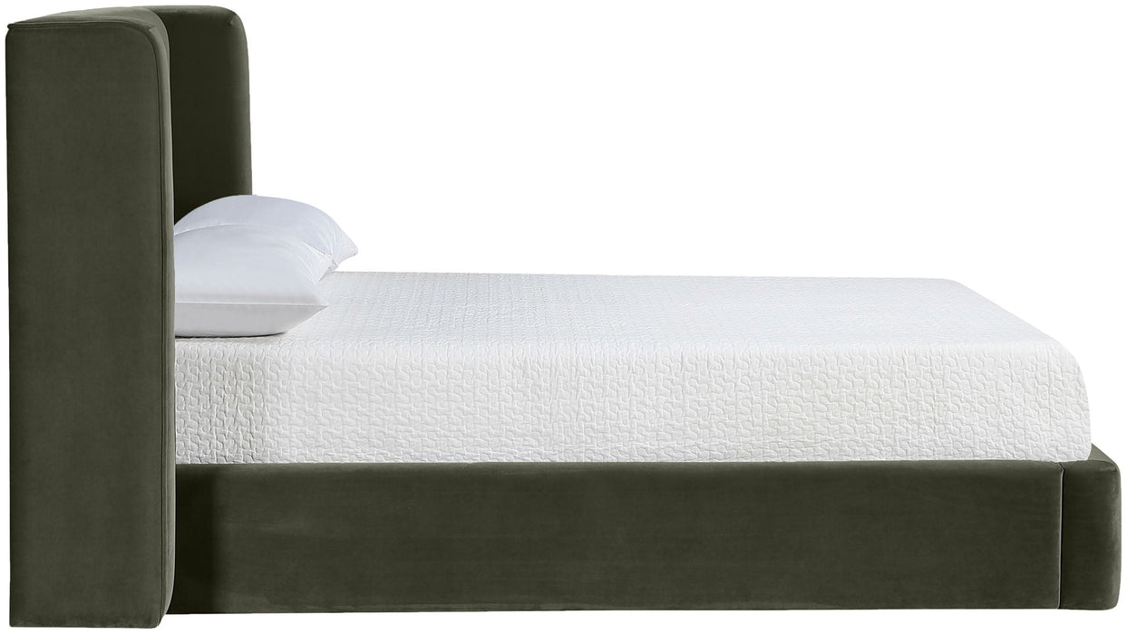 Kendall Velvet Upholstered Bed