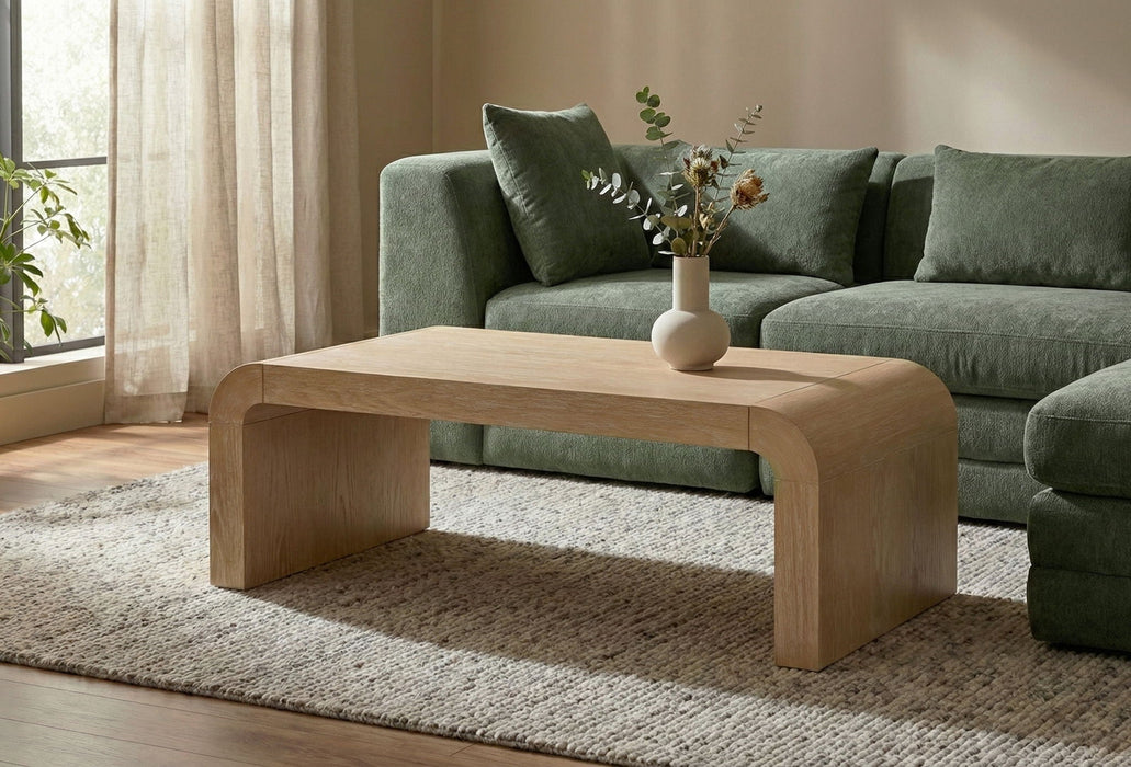 Toulon Oak Veneer Coffee Table