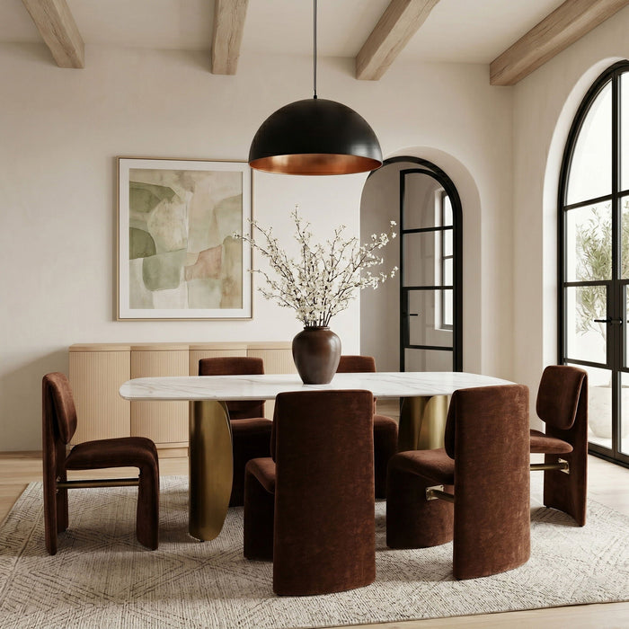 Slique Fabric Upholstered Dining Chair