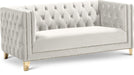 Michelle 66" Velvet Upholstered Loveseat