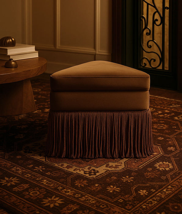 Trivoli Velvet Upholstered Stool