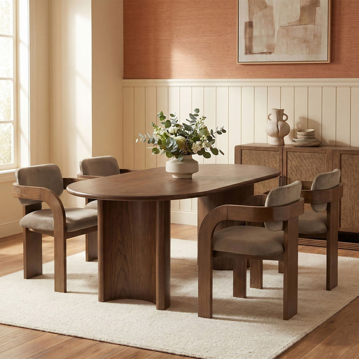 Cedra Velvet Performance Fabric Upholstered Dining Chair