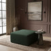 Arc Boucle Fabric Upholstered Modular Ottoman