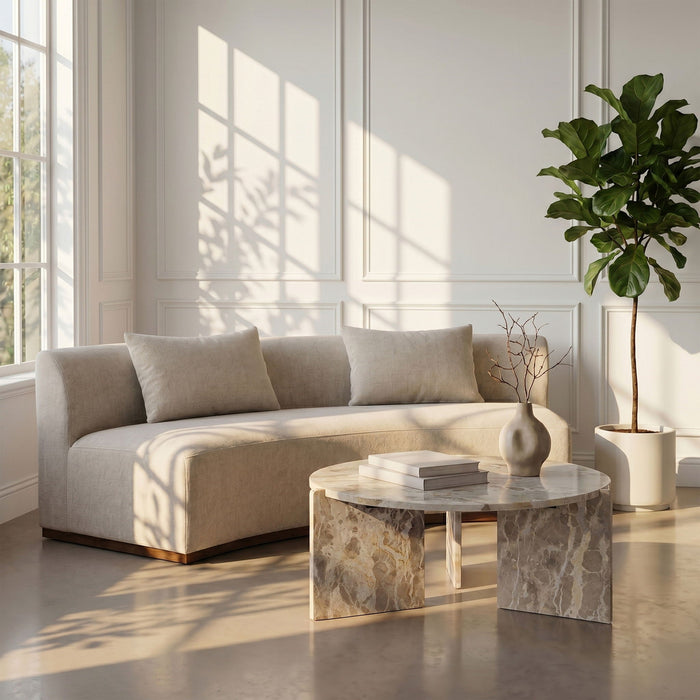 Vernazza Genuine Marble End / Side Table
