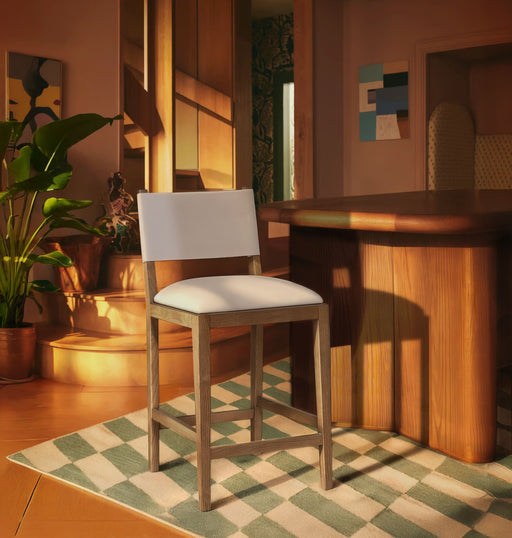 Avon Vegan Leather Counter Stool
