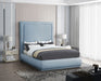 Brooke Linen Textured Fabric Upholstered Bed