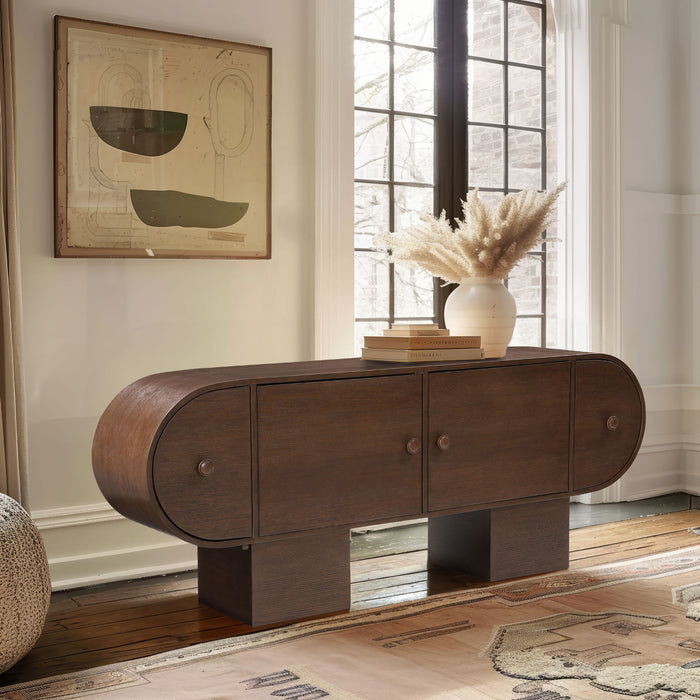 Harlow Solid Wood And Oak Veneer Sideboard / Buffet