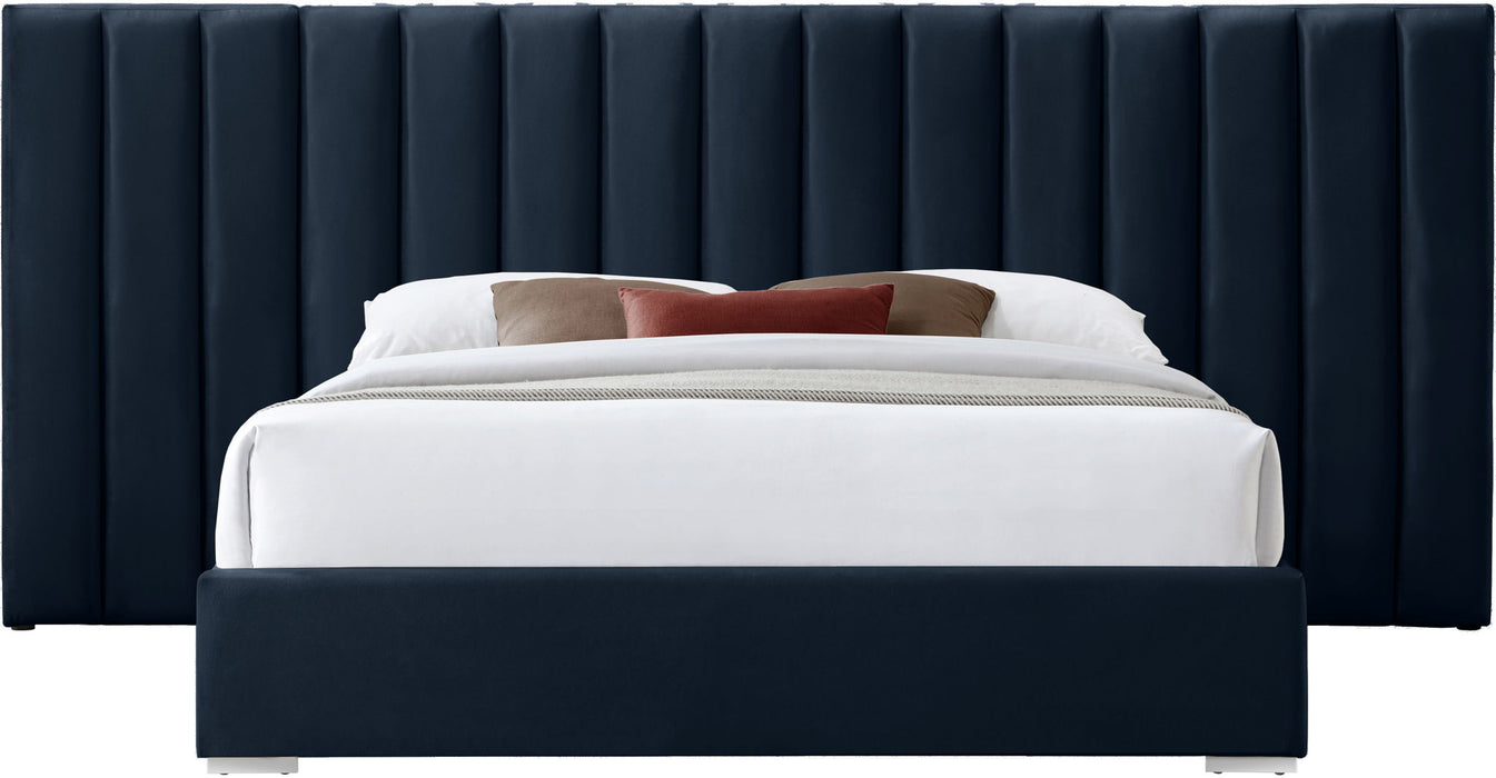 Pablo Velvet Upholstered Bed