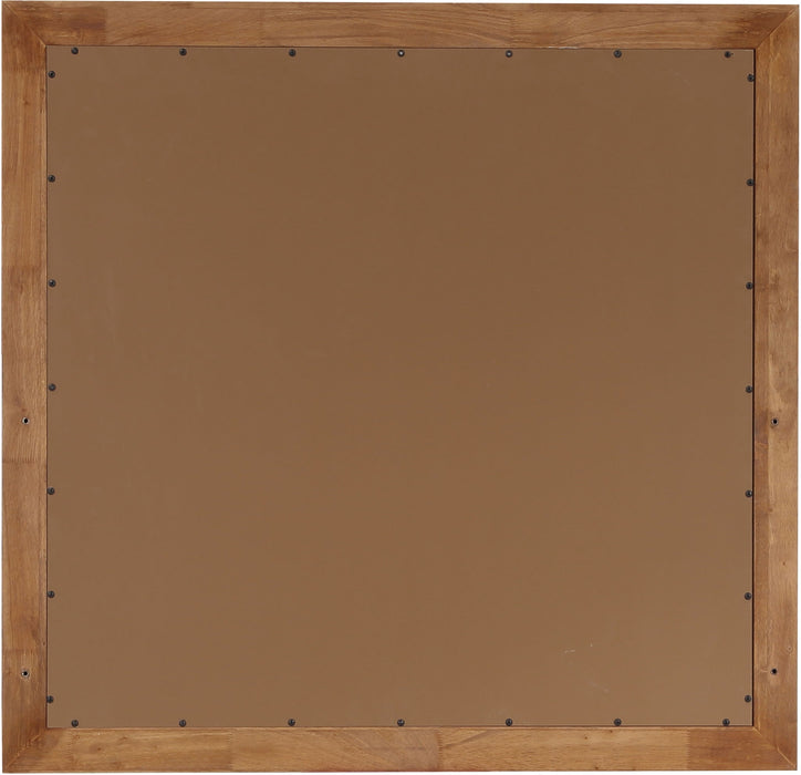 Fairfax 38" W X 40" H Solid Wood And Oak Veneer Frame Mirror