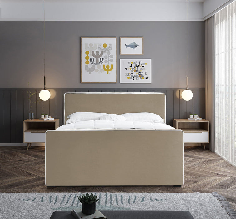 Dillard Velvet Upholstered Bed