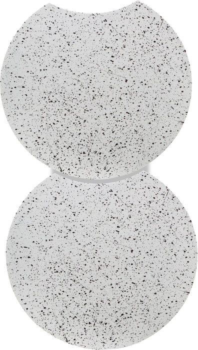Dimple Terrazzo Pattern Iron End Table