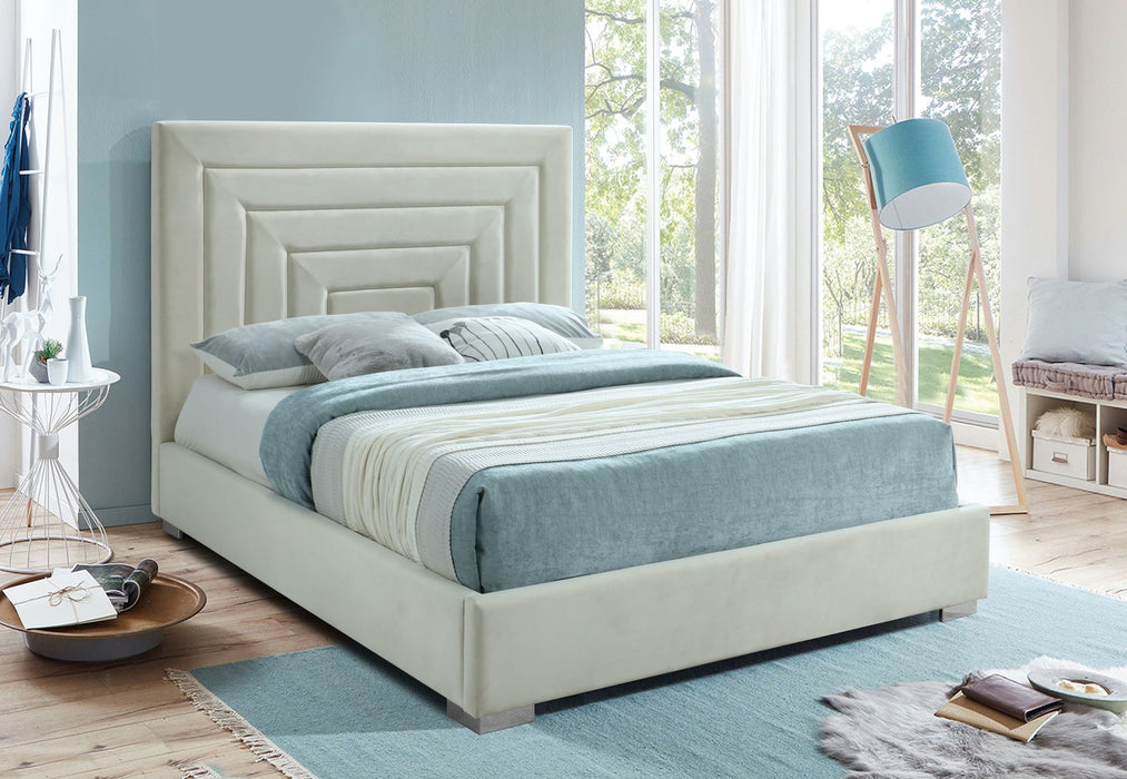Nora Velvet Upholstered Bed