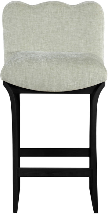 Shaw Chenille Fabric Upholstered Counter Stool
