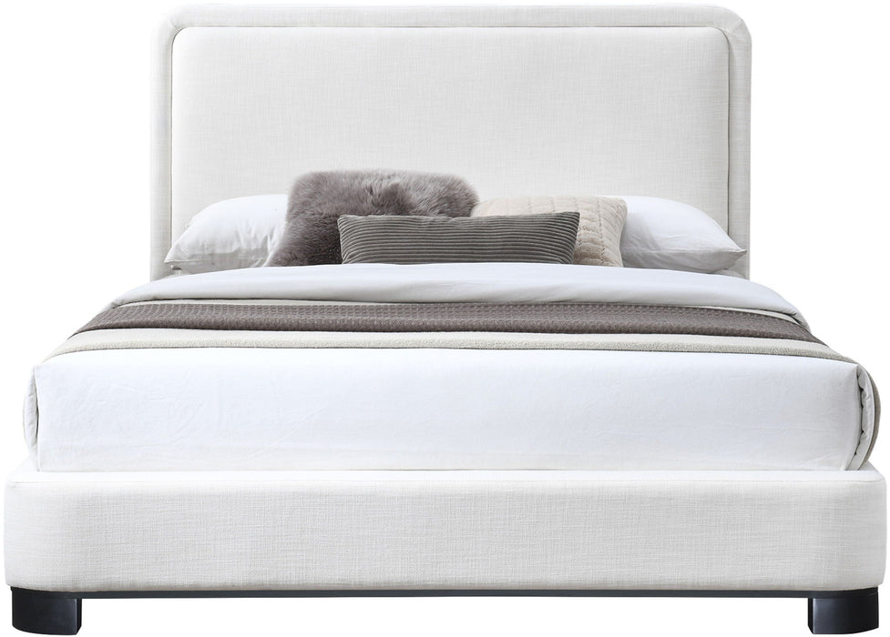 Nolita Linen Textured Fabric Upholstered Bed