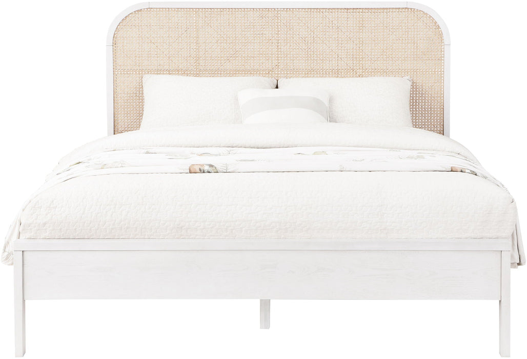 Siena Ash Wood And Natural Cane Bed