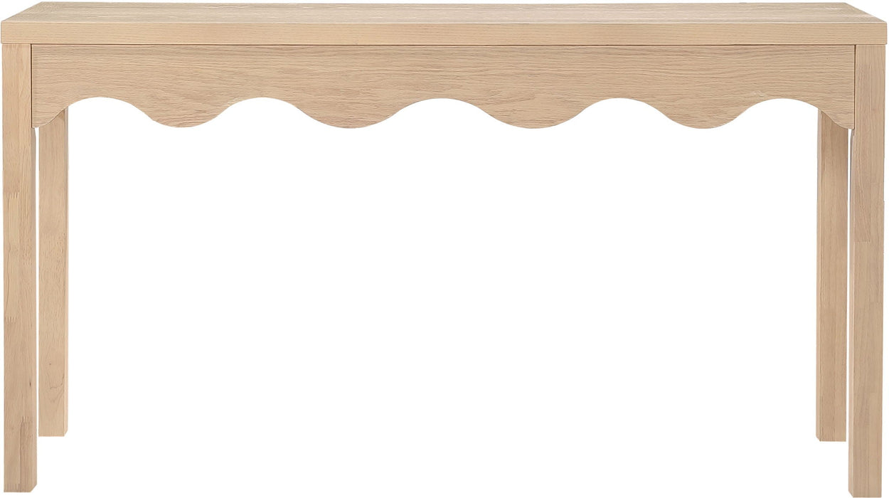 Fiora Oak Veneer Console Table
