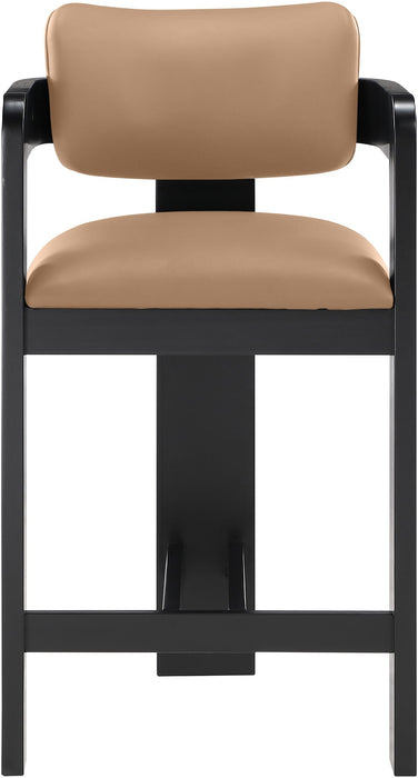 Sacha Vegan Leather Upholstered Counter Stool