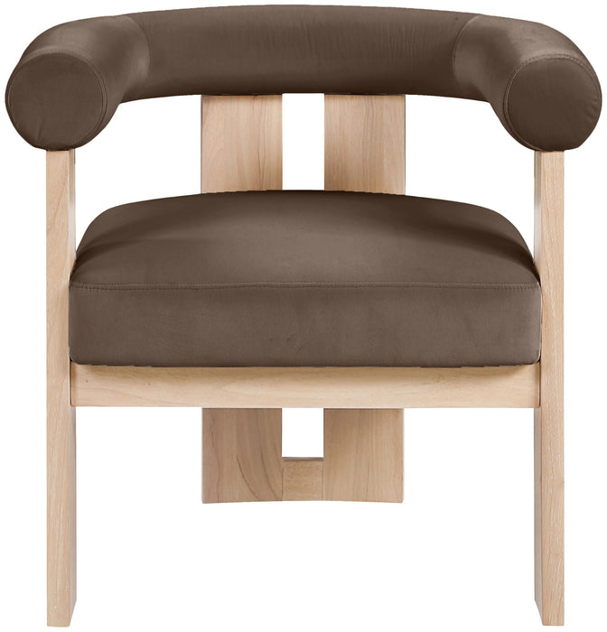 Arienzo Velvet Performance Fabric Upholstered Chair