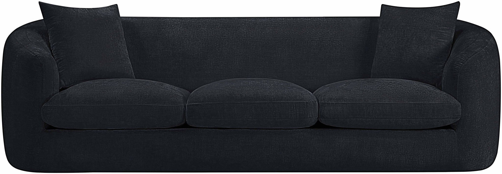 Penelope 92.5" Chenille Fabric Upholstered Sofa