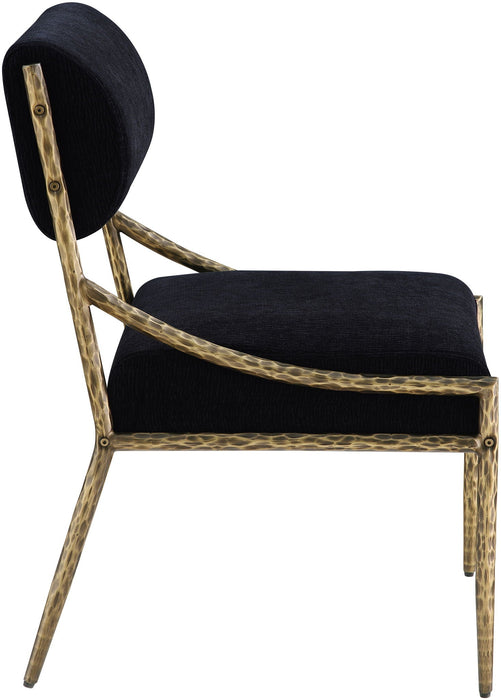 Bastille Chenille Fabric Upholstered Dining Side Chair