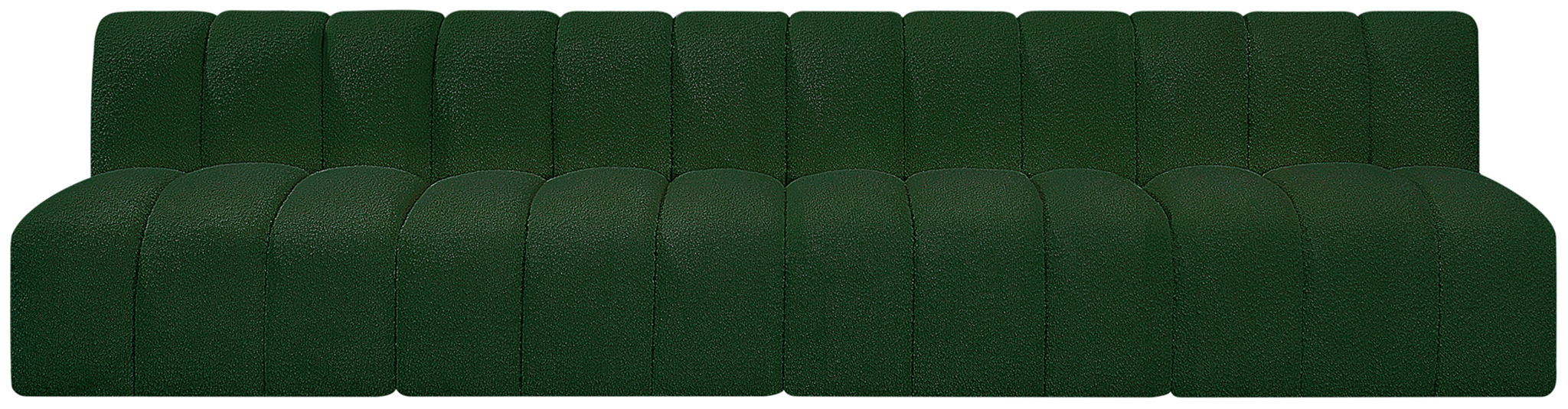 Arc 119" Boucle Fabric Upholstered 4pc. Modular Sectional