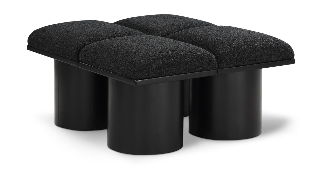 Pavilion Boucle Fabric Upholstered 4pc. Modular Bench