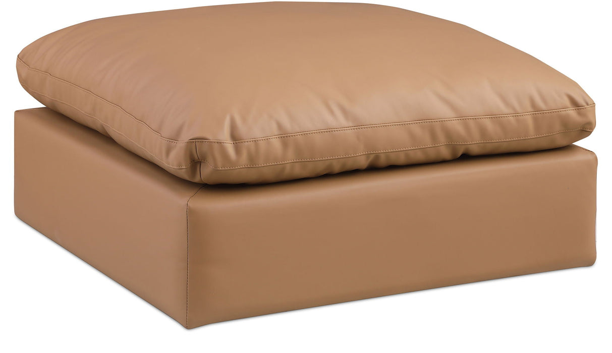 Otomana modular tapizada de cuero vegano Comfy