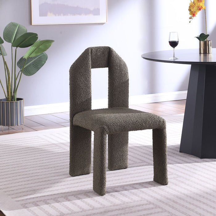 Bennett Boucle Fabric Upholstered Dining Chair