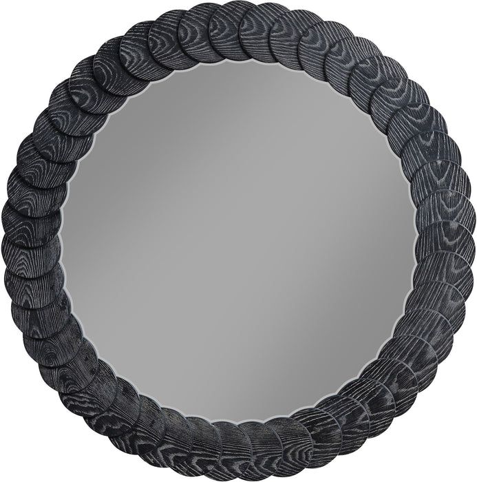 Espejo con enchapado de roble Revolve (40" an. x 40" al.)