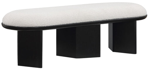 Wilshire Boucle Fabric Upholstered Bench