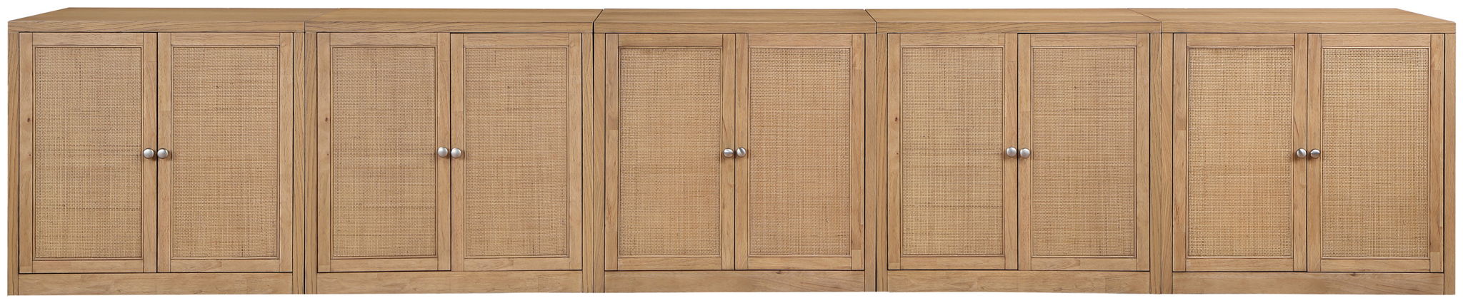 Vero Cane, Solid Wood And Oak Veneer 4pc. Sideboard/Buffet