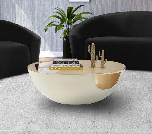 Doma Glass Top And Iron Base Coffee Table