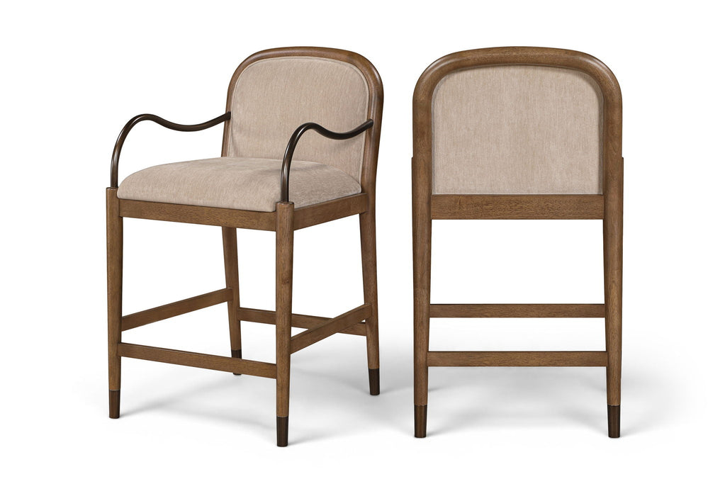 Cambria Fabric Upholstered Counter Stool